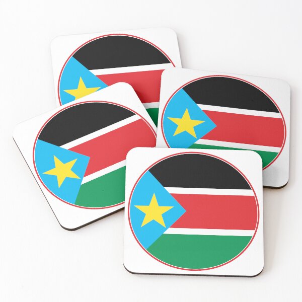 Item preview, South Sudan Flag Round Design designed and sold by NTGUILTY.