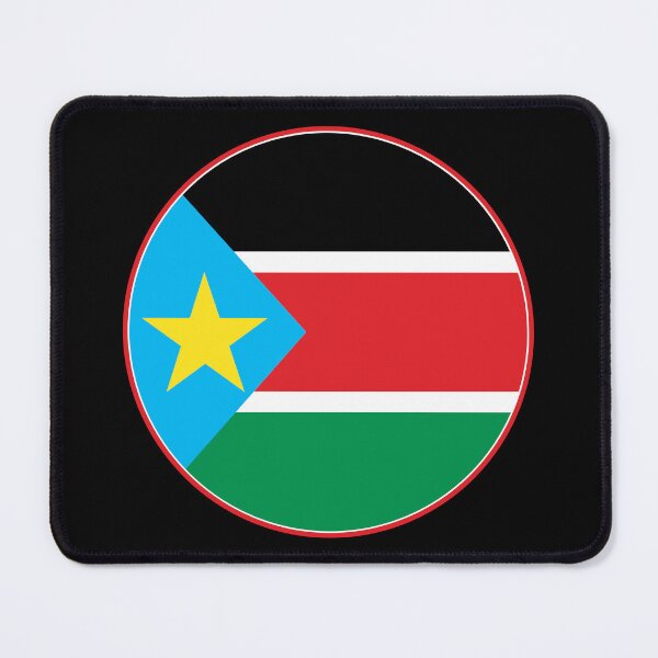 Item preview, South Sudan Flag Round Design designed and sold by NTGUILTY.