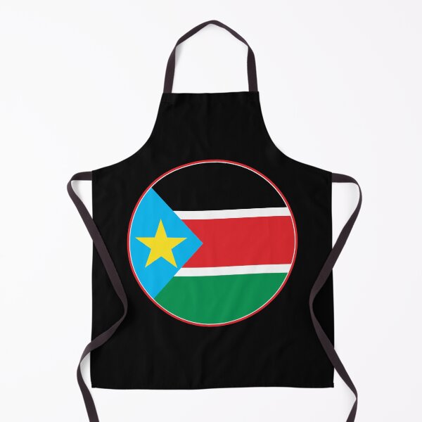 Item preview, South Sudan Flag Round Design designed and sold by NTGUILTY.