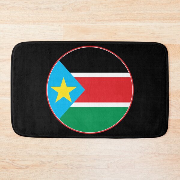 Item preview, South Sudan Flag Round Design designed and sold by NTGUILTY.