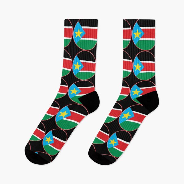 Item preview, South Sudan Flag Round Design designed and sold by NTGUILTY.