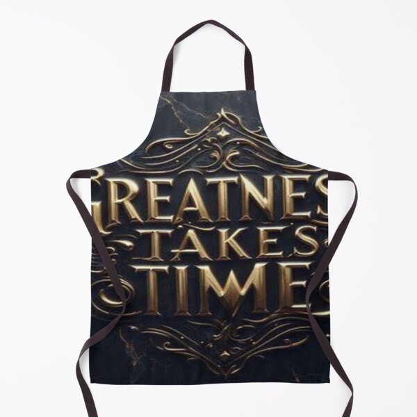 Item preview, Greatness Takes Time - Luxury Gold Marble Motivational Poster designed and sold by EchoAesthetics.