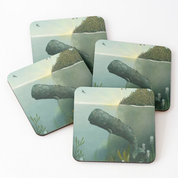 Item preview, Wanderlust - Sperm whale designed and sold by Katherine Quinn Illustration.