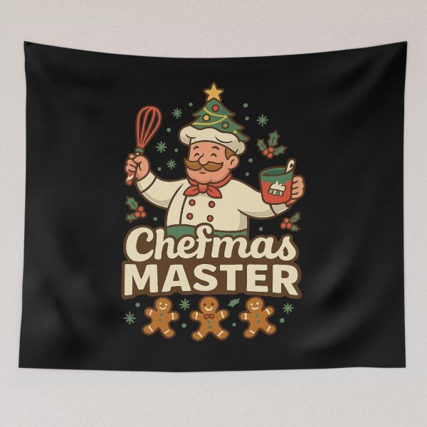 Item preview, Chefmas Master – Funny Christmas Chef Baking Design for Holiday Cooks designed and sold by AddictiveDesign.