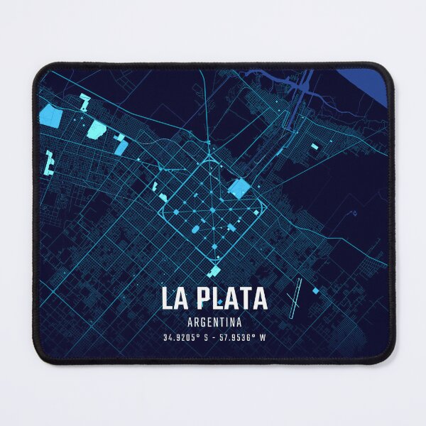 Item preview, La Plata City Midnight City Map designed and sold by HomeLivingCo.