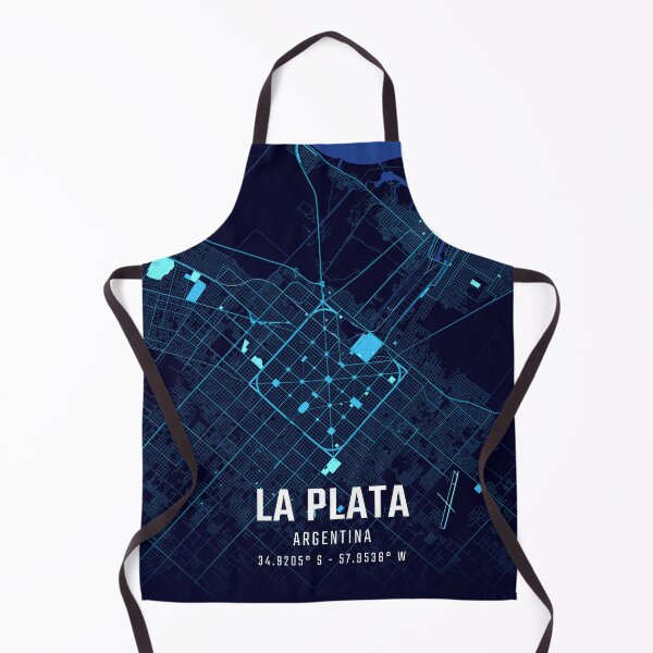 Item preview, La Plata City Midnight City Map designed and sold by HomeLivingCo.