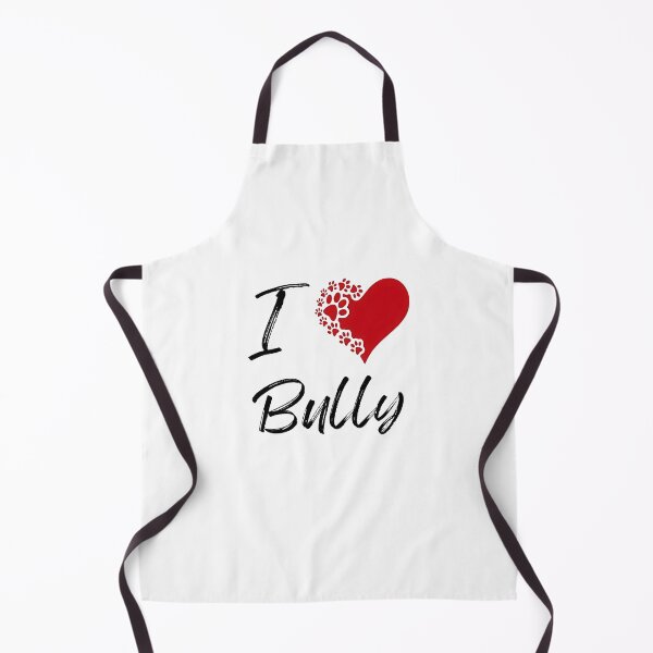 Item preview, I Love Bully T-Shirt - Bully Paw Print Heart Design Tee - Cute Dog Lover Gift designed and sold by jinaru3.