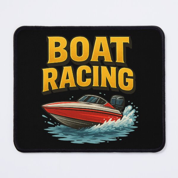 Item preview, Boat Racing Cartoon designed and sold by ChristinasMess.