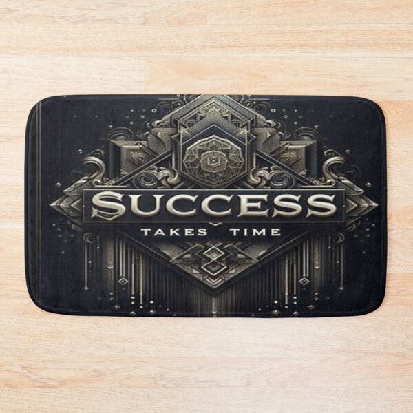 Item preview, Success Takes Time - Ornate Steampunk Motivational Art | Vintage Luxury designed and sold by EchoAesthetics.