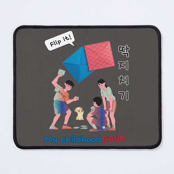 Item preview, Flip the Ddakji! – Nostalgic Korean Game (딱지치기) designed and sold by mycreastyle.