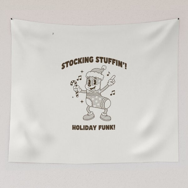 Artikelvorschau, Strumpffüller Retro-Weihnachtssocken entworfen und verkauft von HoopeStylee.