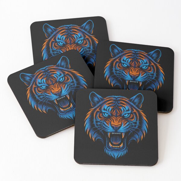 Item preview, Neon Tiger – Fierce Urban Animal Design designed and sold by darkan1.