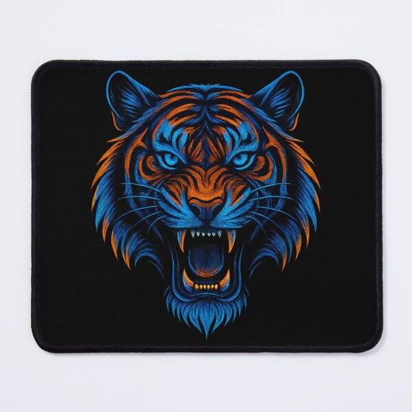 Item preview, Neon Tiger – Fierce Urban Animal Design designed and sold by darkan1.