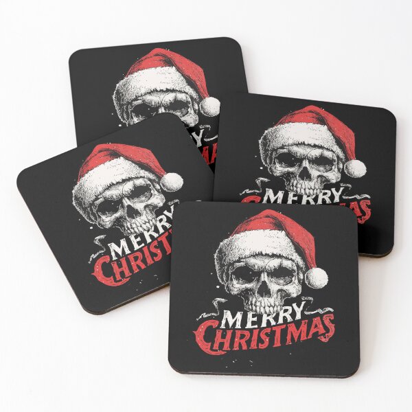 Item preview, Merry Christmas Skull - Dark Holiday Design designed and sold by drizzd.