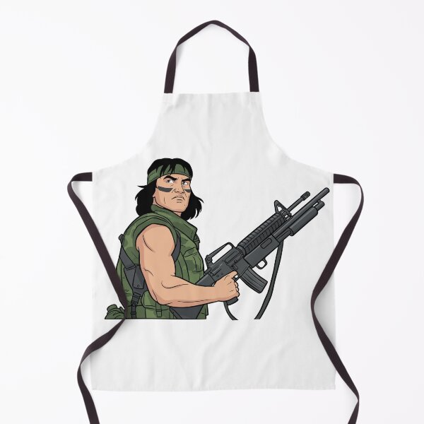 Item preview, Fearless Jungle Tracker – 80s Commando Warrior Hero designed and sold by pixel-overdose.