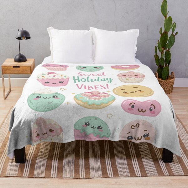 Item preview, Sweet Holiday Vibes – Cute Kawaii Dessert Art designed and sold by snoezelstudio.
