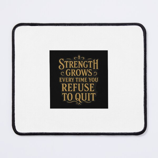 Item preview, Strength grows every time you refuse to quit designed and sold by GoodVibeshop8.