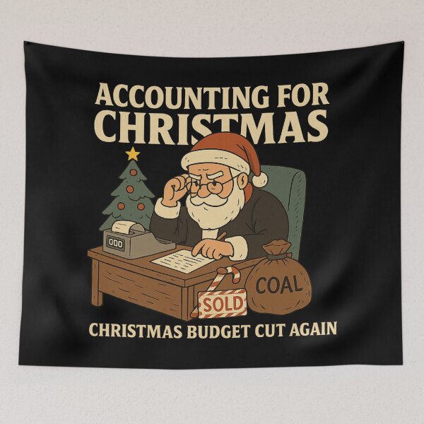 Item preview, Accounting for Christmas – Funny Accountant Holiday Gift Design designed and sold by AddictiveDesign.