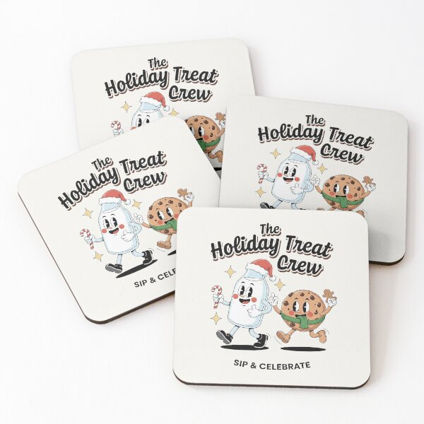 Item preview, Milk Cookie Crew Retro Holiday Sip & Celebrate designed and sold by HoopeStylee.