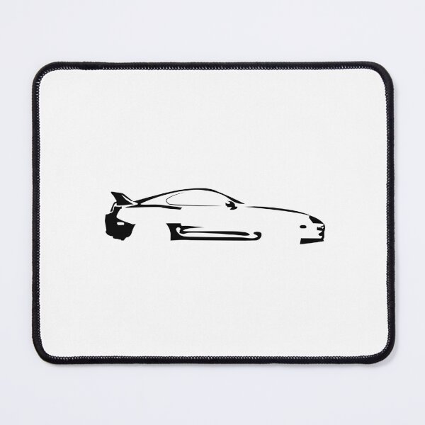 Item preview, Supra A80 RZ Twin Turbo 6MT Minimalist Side Profile Silhouette (Black) designed and sold by FearnCreative.
