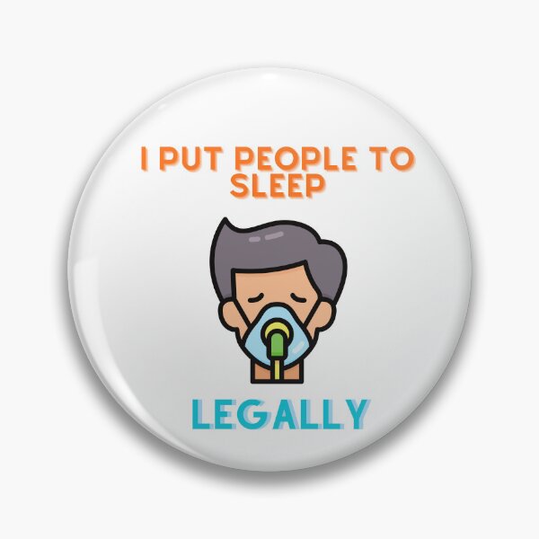 Item preview, I Put People to Sleep Legally | Retro Medical Humor - Anesthesiologist designed and sold by Designorado.