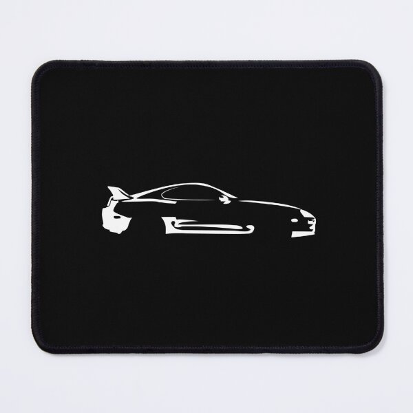 Item preview, Supra A80 RZ Twin Turbo 6MT Minimalist Side Profile Silhouette (White) designed and sold by FearnCreative.