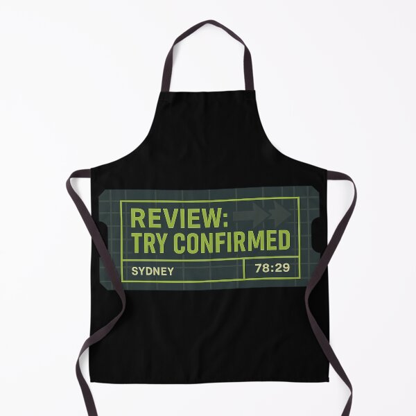 Item preview, TRY CONFIRMED — TMO Review Ticket Stamp Rugby designed and sold by POD DYNASTY.