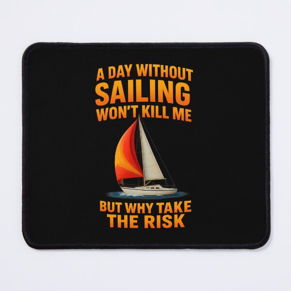 Item preview, Sailing Boating Funny Orange designed and sold by ChristinasMess.