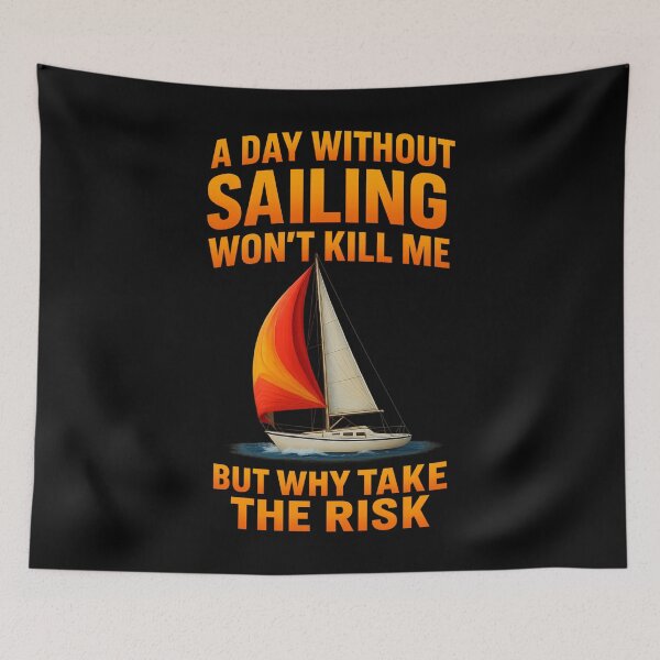 Item preview, Sailing Boating Funny Orange designed and sold by ChristinasMess.