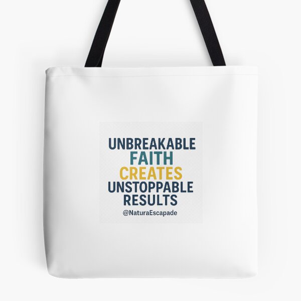 Item preview, Unbreakable faith creates unstoppable results  designed and sold by GoodVibeshop8.