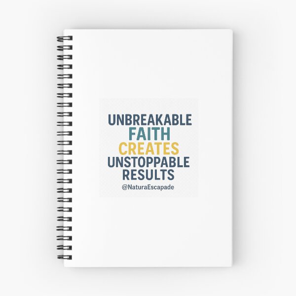 Item preview, Unbreakable faith creates unstoppable results  designed and sold by GoodVibeshop8.