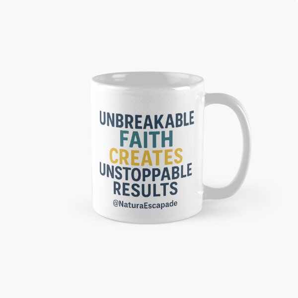 Artikelvorschau, Unerschütterlicher Glaube schafft unaufhaltsame Ergebnisse entworfen und verkauft von GoodVibeshop8.