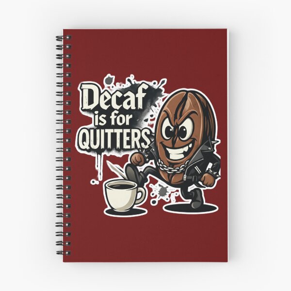 Item preview, Decaf Is For Quitters-Caffeine Junkie Anti-Decaf designed and sold by PunStitch.
