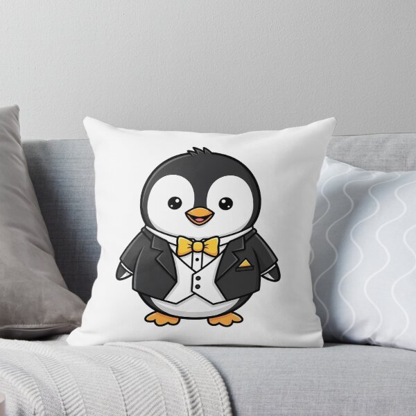Item preview, Dapper Penguin in a Tuxedo Illustration designed and sold by k3rstman1.