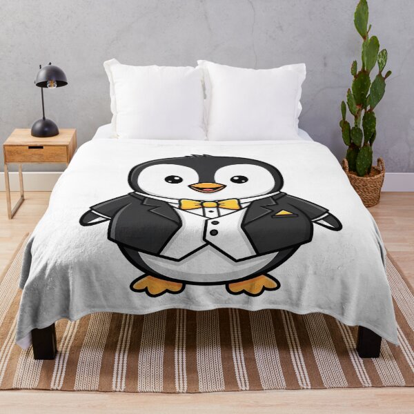 Item preview, Dapper Penguin in a Tuxedo Illustration designed and sold by k3rstman1.