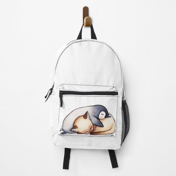 Item preview, Cute Sleeping Babies - Penguin and Cat love couple designed and sold by Chiara Mendicino.