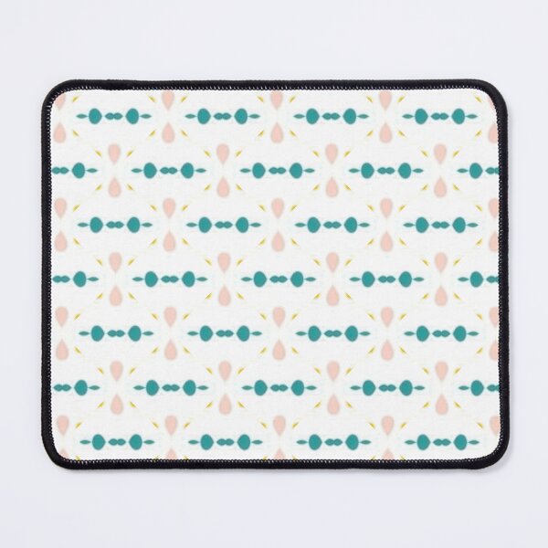 Item preview, Abstract pastel and teal geometric dot pattern designed and sold by juthamas8426.
