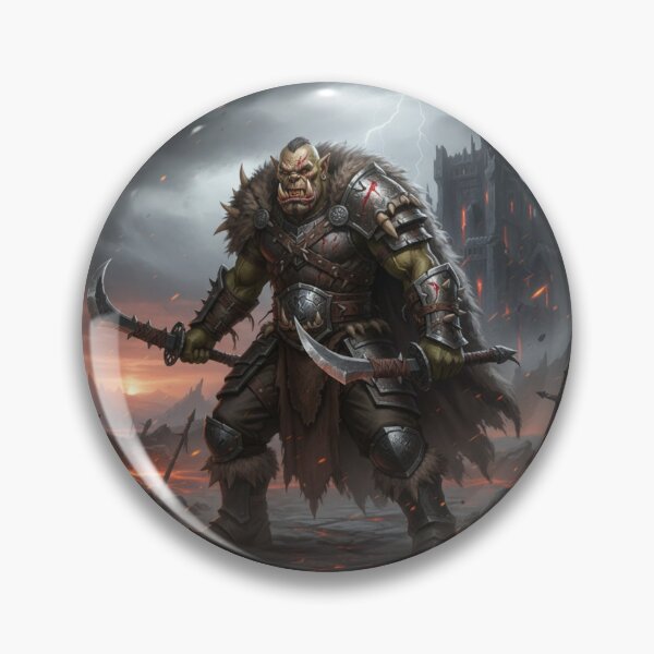 Item preview, Gorath the Reaper – Orc Warrior of the Twin Kamas designed and sold by BlingandGifts.