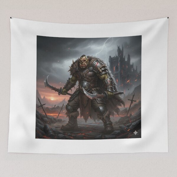 Item preview, Gorath the Reaper – Orc Warrior of the Twin Kamas designed and sold by BlingandGifts.