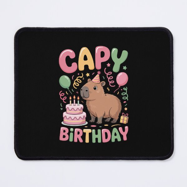 Item preview, Capybara Birthday designed and sold by jkrphoto.