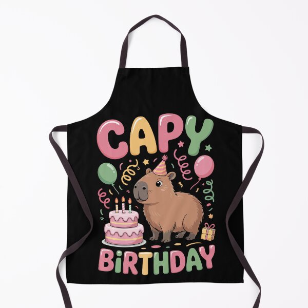Item preview, Capybara Birthday designed and sold by jkrphoto.
