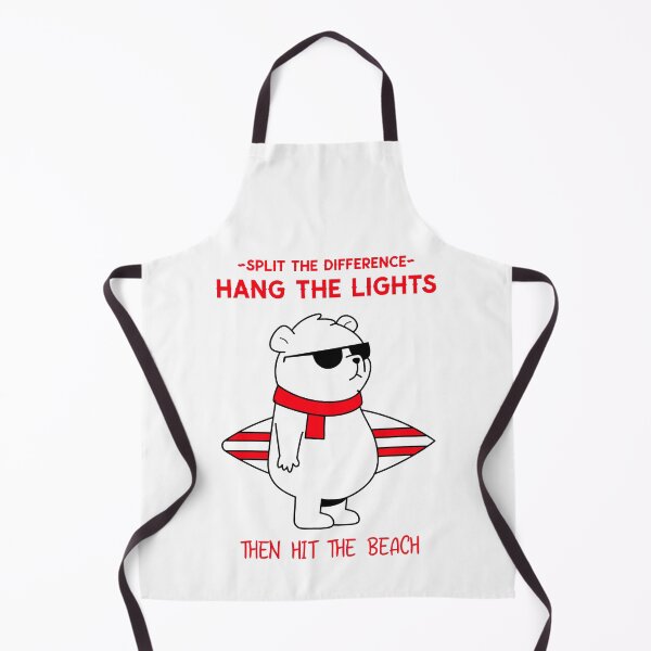 Item preview, Split The Difference. Hang The Lights Then Hit The Beach designed and sold by SavvyVacationer.