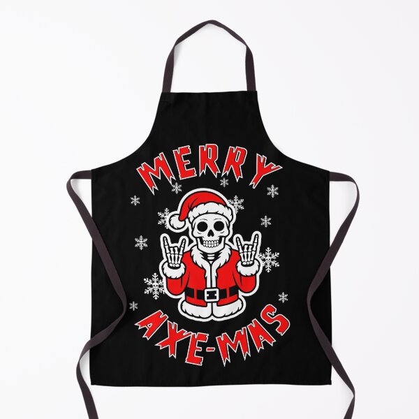 Item preview, Merry Axe-mas - Rock/Metal Skeleton Santa designed and sold by Elementalt.