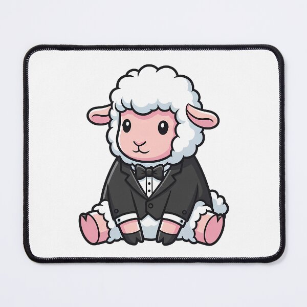 Item preview, Cute Dapper Sheep in a Tuxedo Illustration designed and sold by k3rstman1.