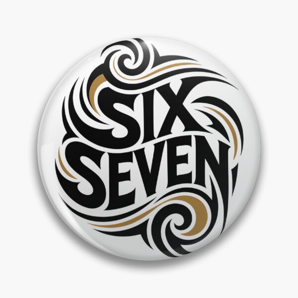 Item preview, Six Seven Tribal Tattoo Meme Shirt | Aesthetic Calligraphy Trend Tee designed and sold by DarylWelsh2024.