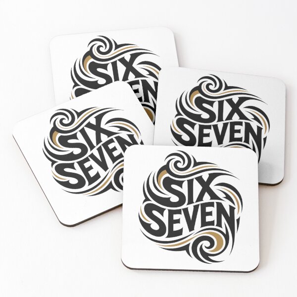 Item preview, Six Seven Tribal Tattoo Meme Shirt | Aesthetic Calligraphy Trend Tee designed and sold by DarylWelsh2024.