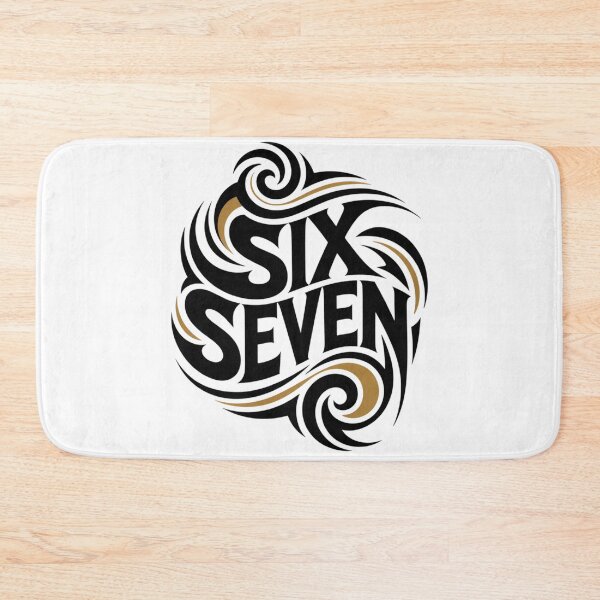 Item preview, Six Seven Tribal Tattoo Meme Shirt | Aesthetic Calligraphy Trend Tee designed and sold by DarylWelsh2024.