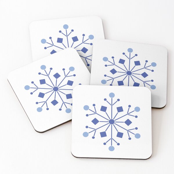 Item preview, Blue Crystalline: Snowflake  designed and sold by Kiwi Art.