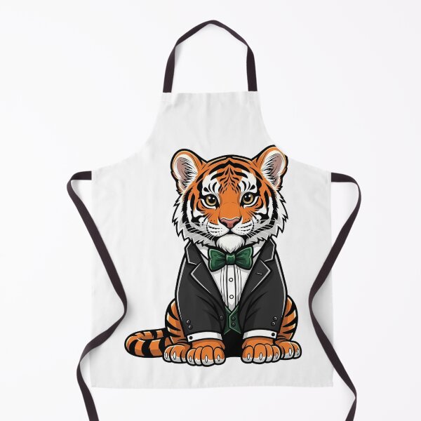 Item preview, Dapper Tiger in Tuxedo Illustration designed and sold by k3rstman1.
