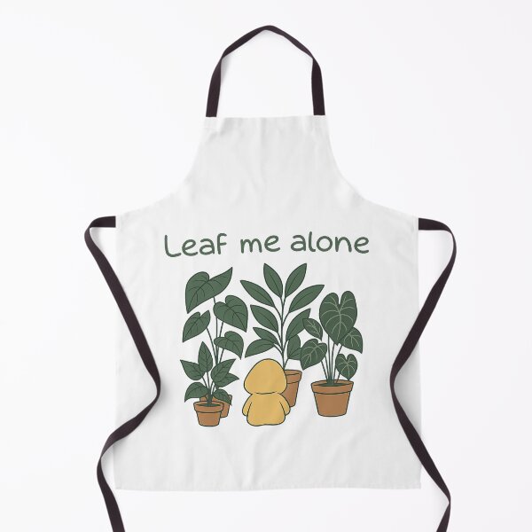 Item preview, Leaf Me Alone – Funny Plant Pun Design designed and sold by Prints Off Whales.